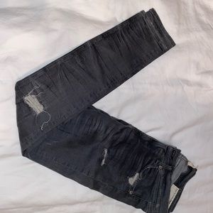 Rag&bone distressed gray denim jeans size 28